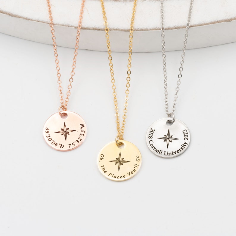Compass Necklace - CG1422S,CG1424S,CG1426S