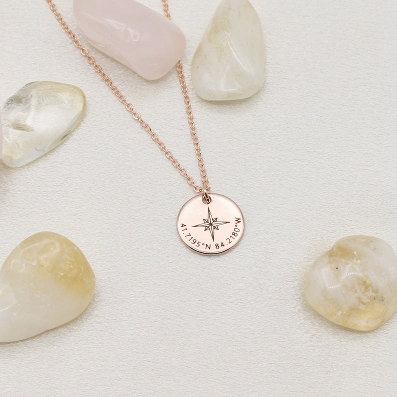 Compass Necklace - CG1422S,CG1424S,CG1426S
