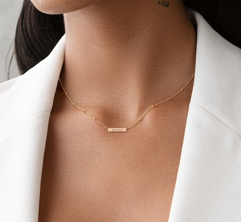 Tiny Bar Necklace - CG2737S,CG2738S,CG4363S