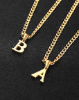 Men Custom Initial Cuban Personalized Necklace