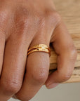 Custom Short Bar Ring