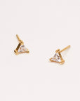 Tiny Triangle Stud Earrings