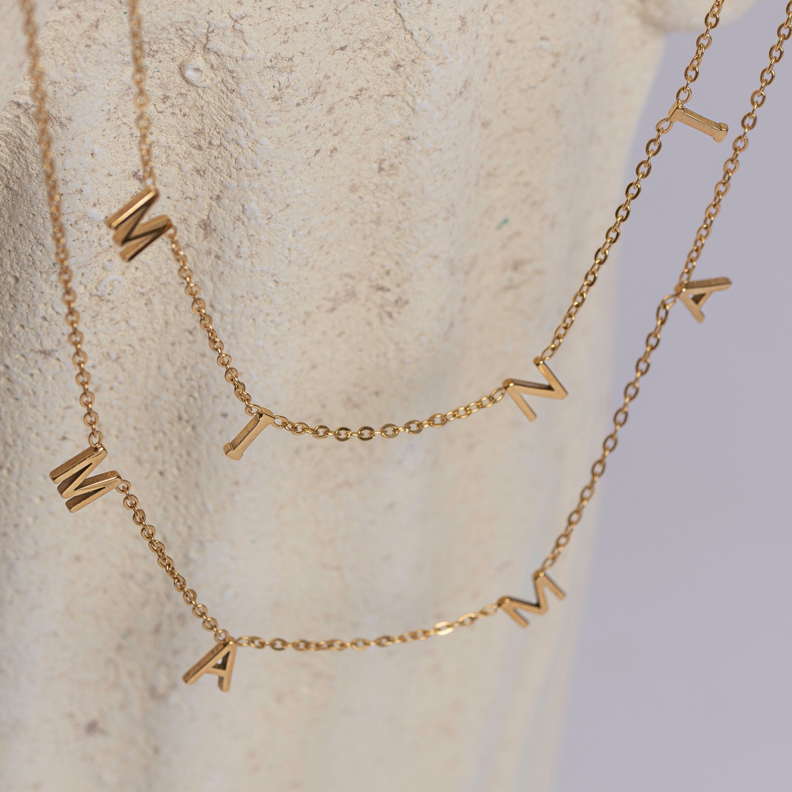 Mama & Mini Name Necklace Set - CG4345S,CG4346S,CG4347S