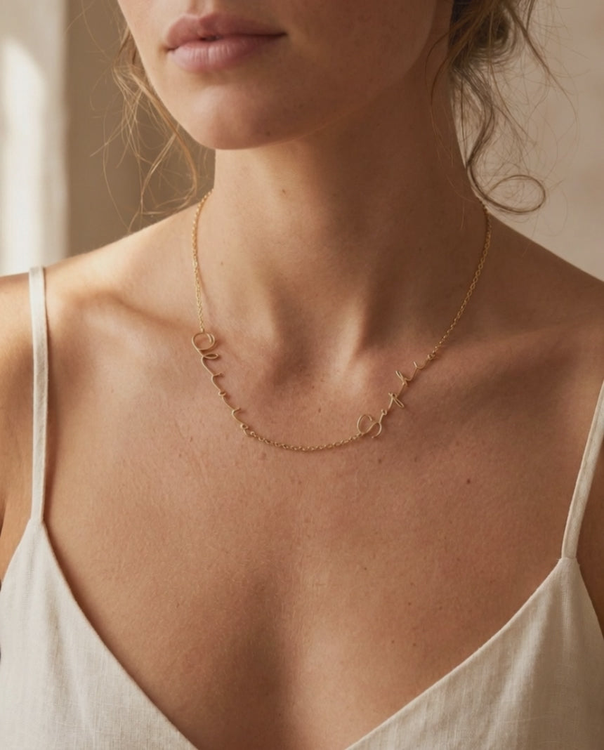 Custom Cursive Name Necklace