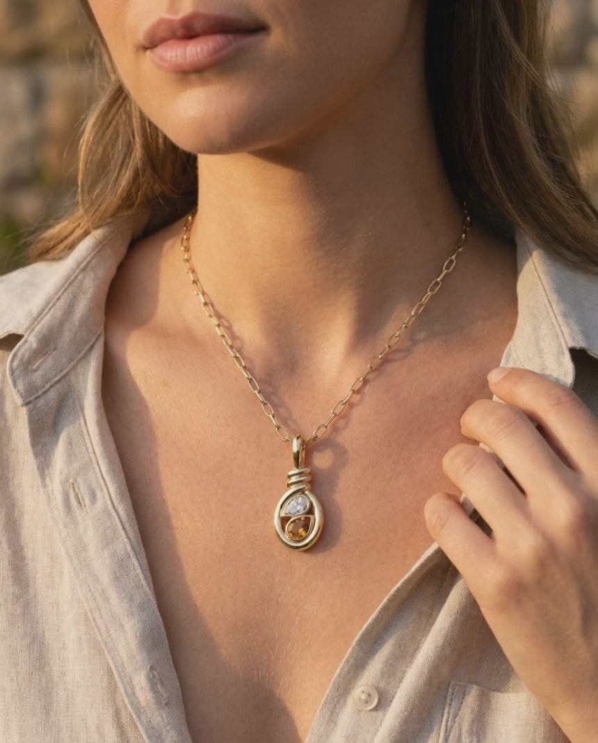 Nova Birthstone Necklace