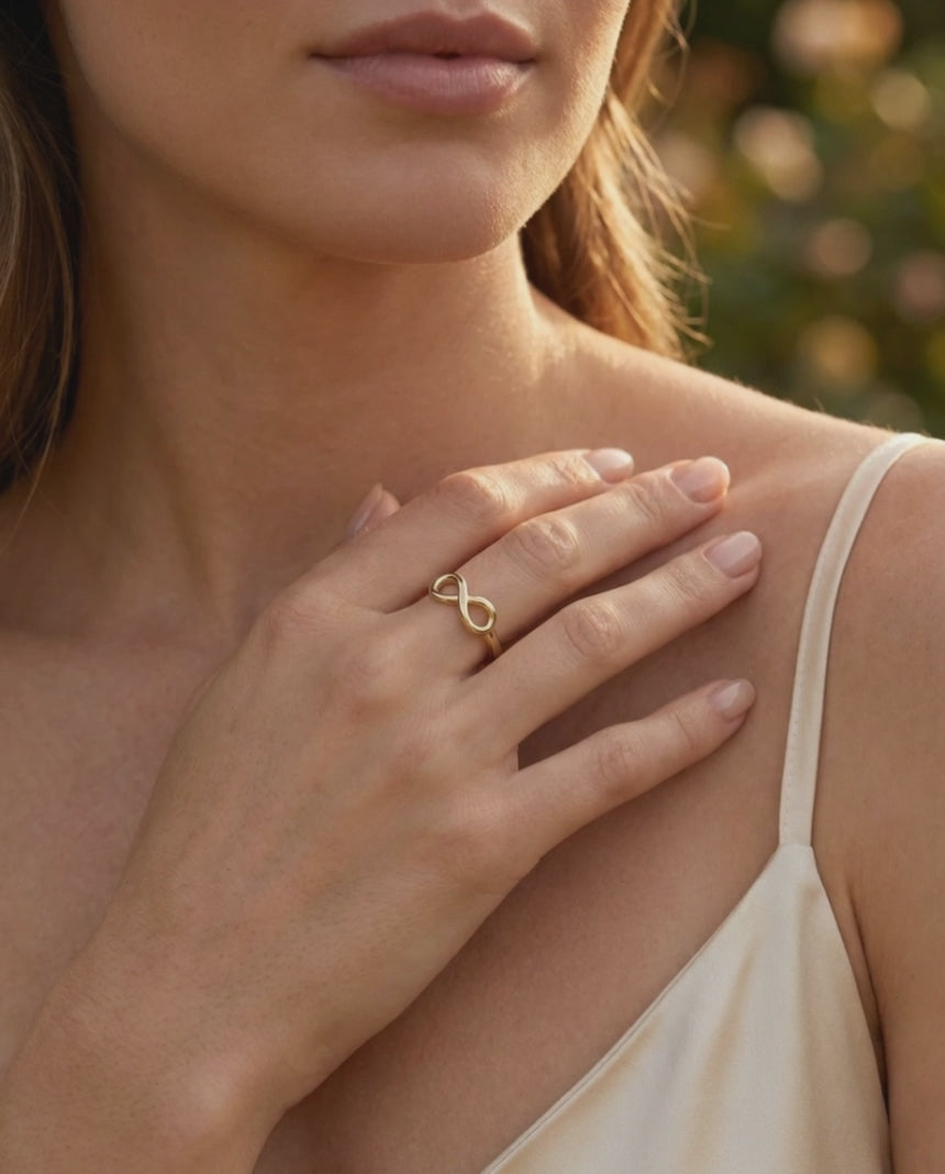 Custom Engraved Infinity Ring