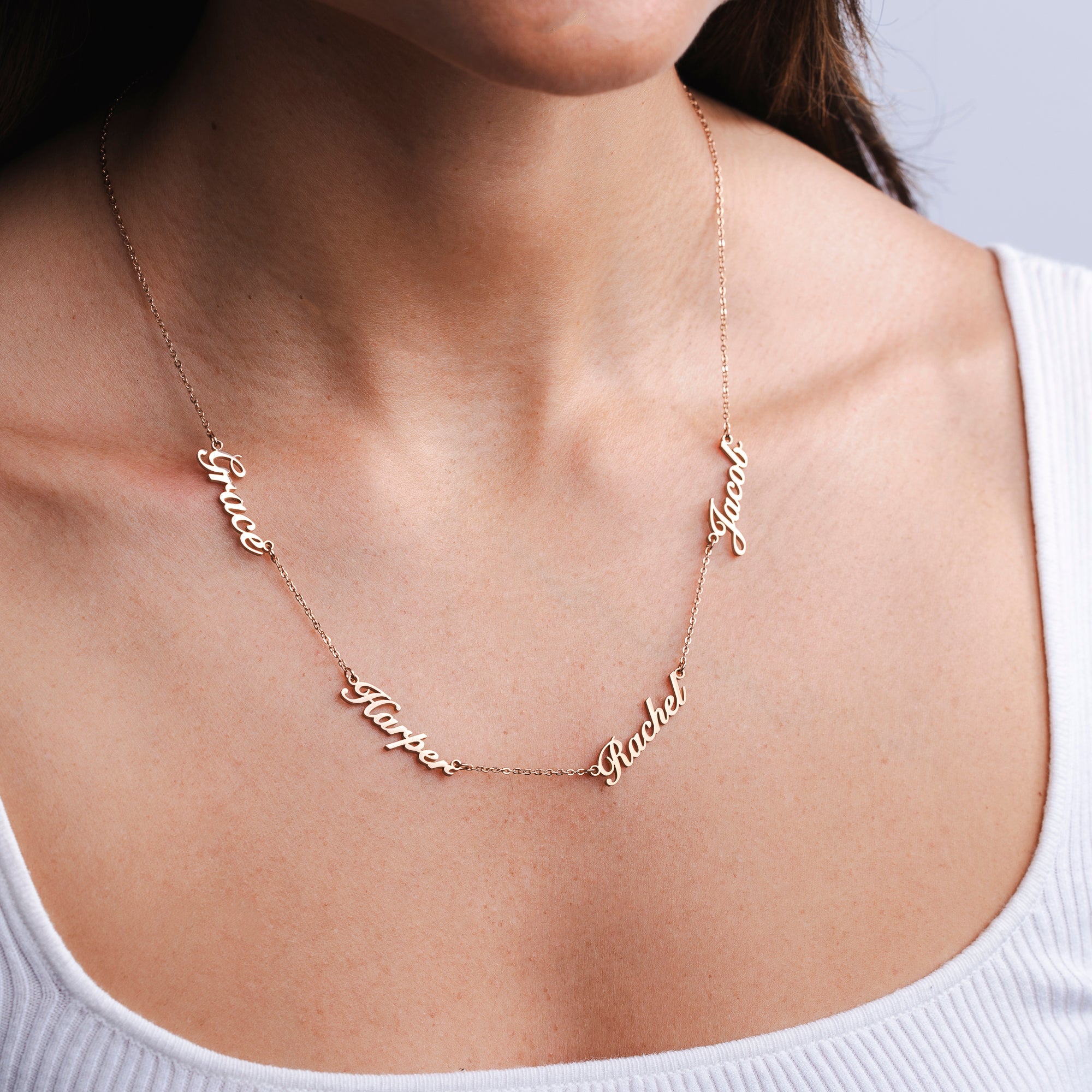 Name Necklace (Add up to 5 Multiple Names) ™ - CG0402S,CG0403S,CG0404S,CG0405S,CG0406S,CG0392S,CG0393S,CG0394S,CG0395S,CG0396S,CG0397S,CG0398S,CG0399S,CG0400S,CG0401S