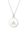 Custom Initial Disc Necklace