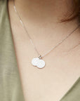 Custom Initial Disc Necklace