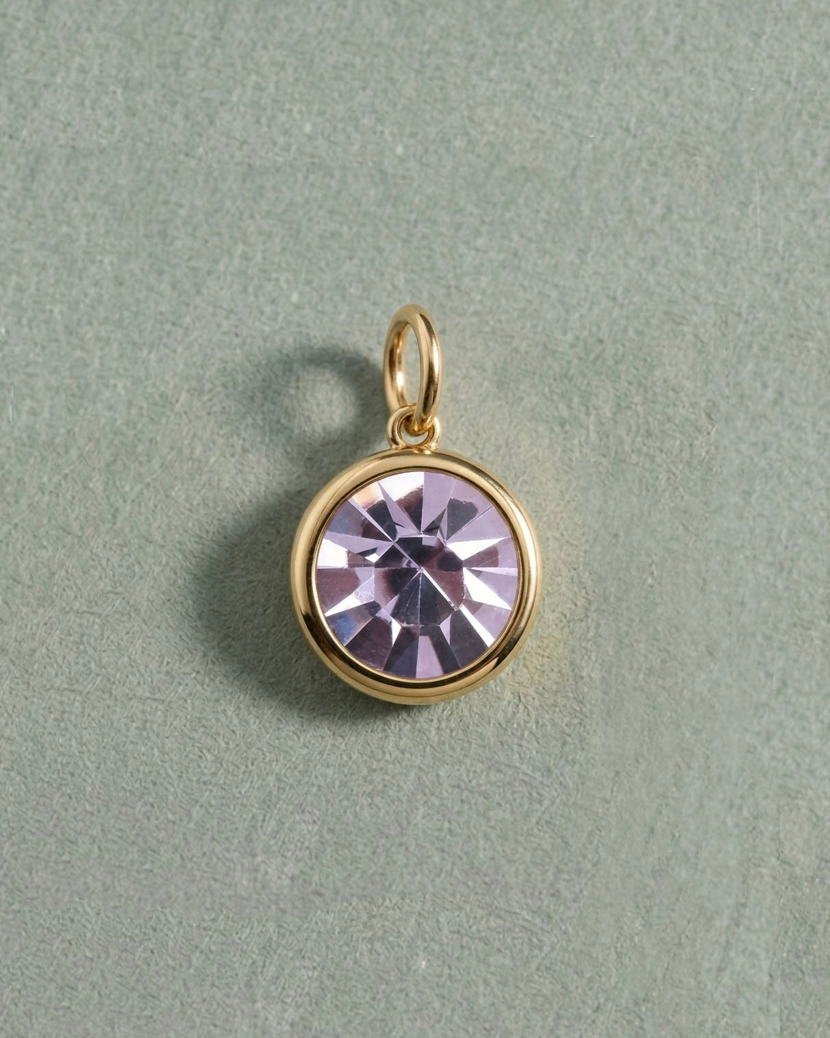 Birthstone pendant charm