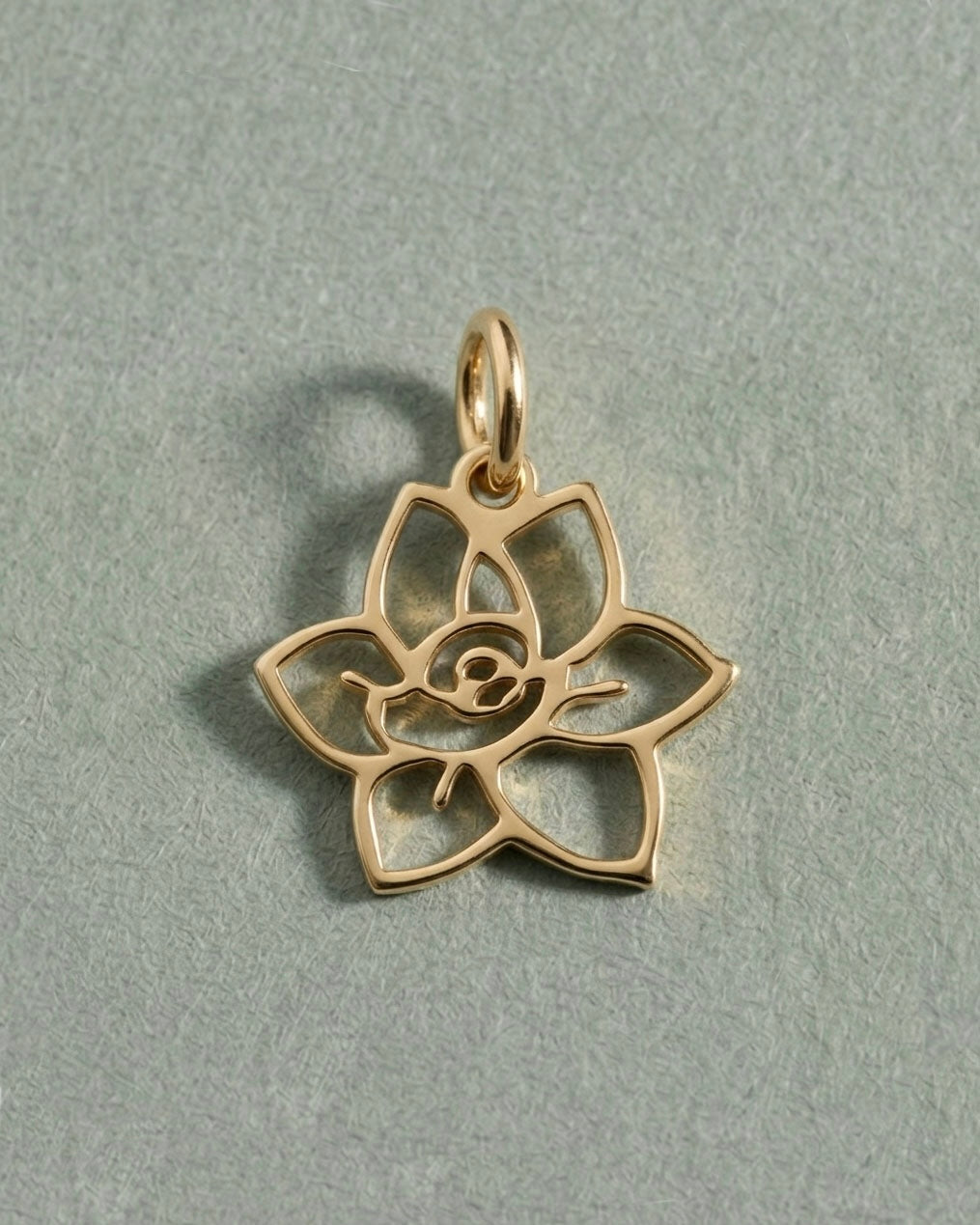 Birth flower charm